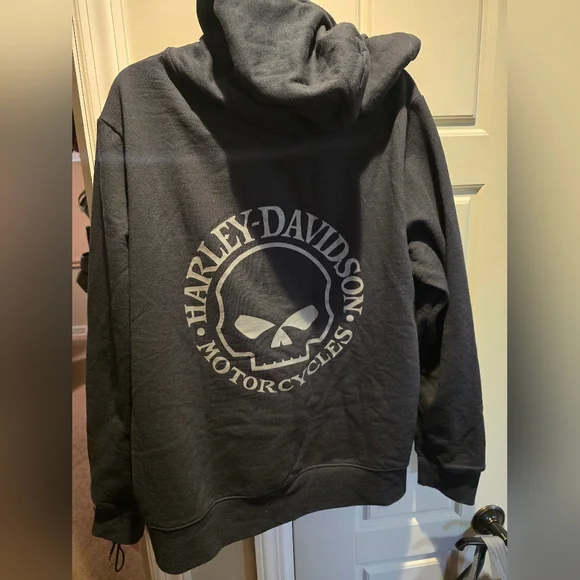 Harley-Davidson Black Hoodie 1w - Picture 2 of 5